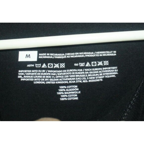 Capital University T-Shirt Size M Black & Purple SS Cotton Campus Girls Guys NWT - Picture 3 of 4